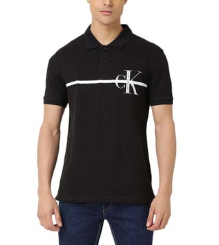 Buy Men's T Shirts Calvin Klein Black Slim Online
