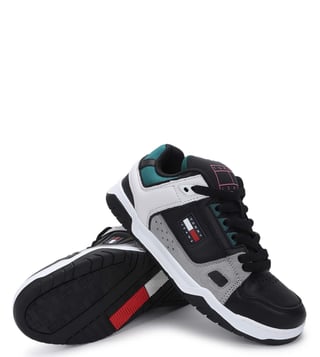 Mens black cheap tommy hilfiger trainers