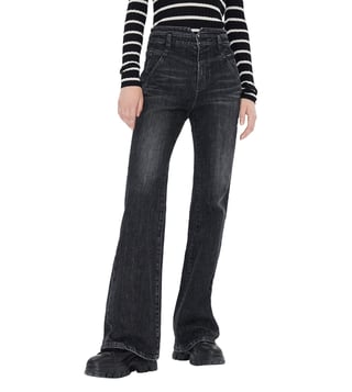 tæerne Mange Kør væk Buy Miss Sixty Regular Black Fog Mid Rise Jeans for Women Online @ Tata  CLiQ Luxury