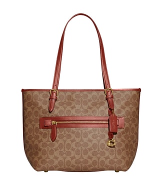 Buy Coach Beige Taylor With Double Handle Medium Tote for Women Online @  Tata CLiQ Luxury