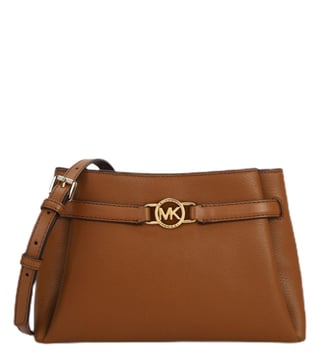 Buy MICHAEL Michael Kors Brown Angelina Logo Cross Body Bag for Women  Online @ Tata CLiQ Luxury