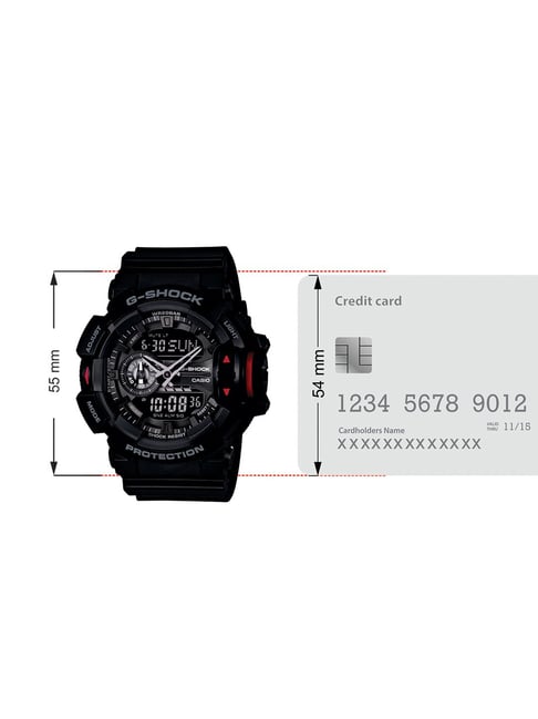 Casio G-Shock GA-400-1BDR (G566) Analog-Digital Men's Watch (52 mm)