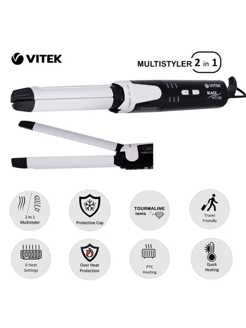 Vitek VT-2314 BW-I 35 Watts Hair Stylers (Black & White)