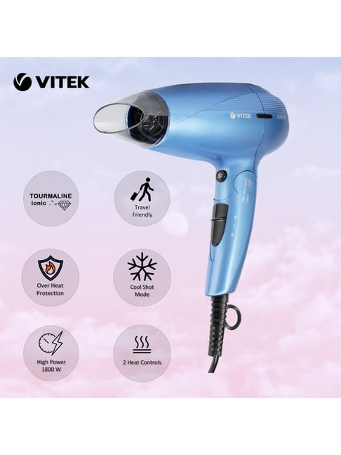 Vitek VT-2316B-I 1800W Hair Dryer (Blue)