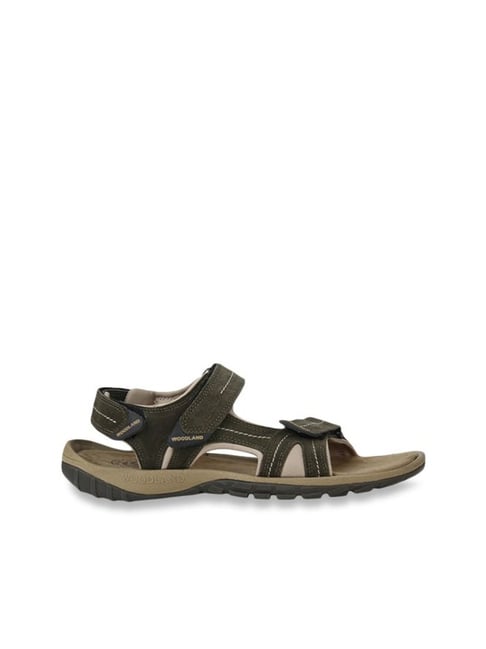 woodland olive floater sandals