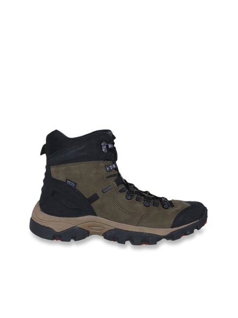 Woodland Men's Olive & Black Casual Boots
