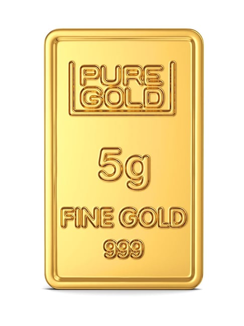 Joyalukkas Flower 24k (999) 5gm Gold Bar