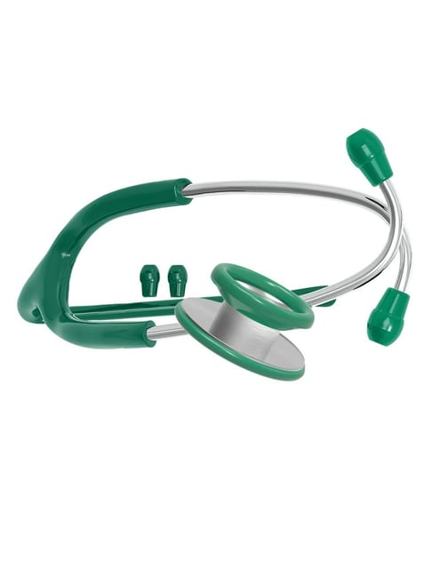 MCP Adult Dual Head Stethoscope (Green)