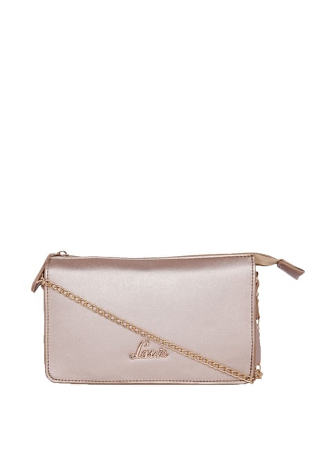 Buy Lavie Naziha Golden Solid Sling Bag For Women At Best Price Tata CLiQ