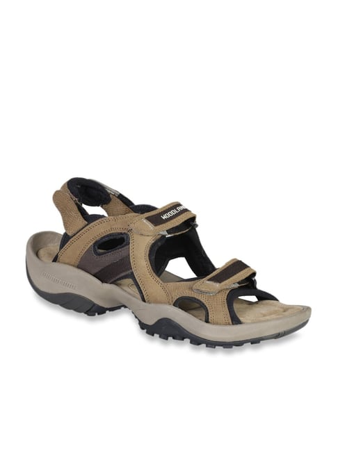 Woodland CAMEL floater sandals