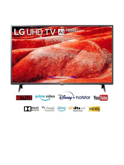 LG 127 cm (50 Inches) Smart 4K Ultra HD LED TV 50UM7700PTA (Black, 2019 Model)