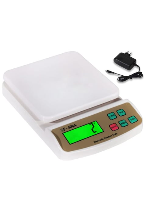 MCP SF 400A Digital Multi-Purpose Kitchen Weighing Scale (White)