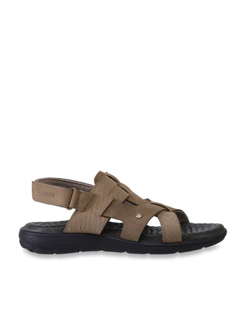 Buy Woodland Khaki Back Strap Sandals for Men at Best Price Tata