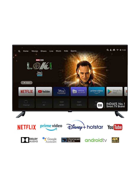 Mi 138.8 cm (55 Inches) Android Smart 4K Ultra HD LED TV...