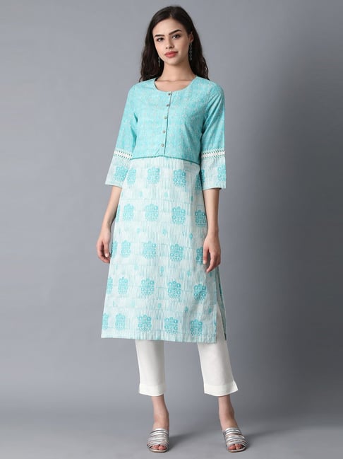 W discount kurti design