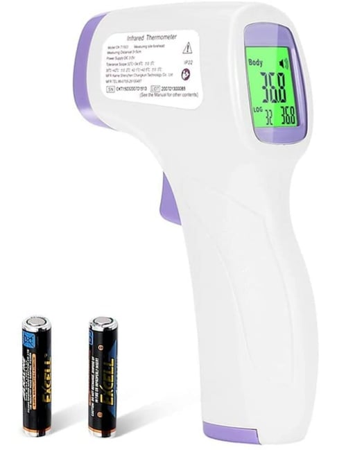 Infrared forehead clearance thermometer