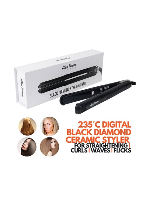 Alan Truman Black Diamond Hair Straightener (Black)