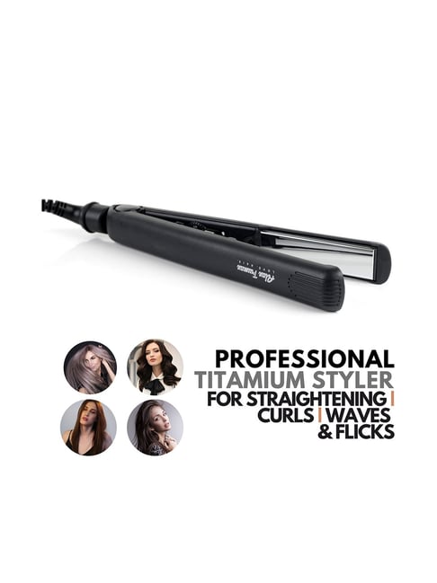 mirror titanium hair straightener