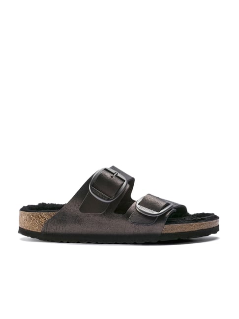 Birkenstock arizona washed metallic antique online black