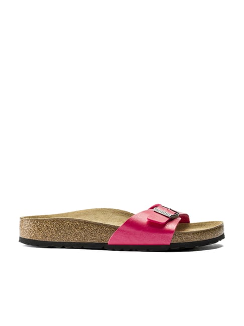 Buy Birkenstock Madrid Raspberry Narrow Width Casual Sandals for - Main Image