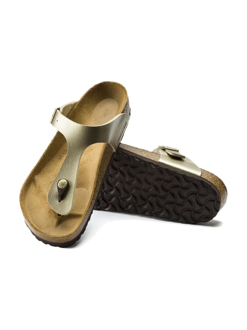 Gold discount birkenstock gizeh