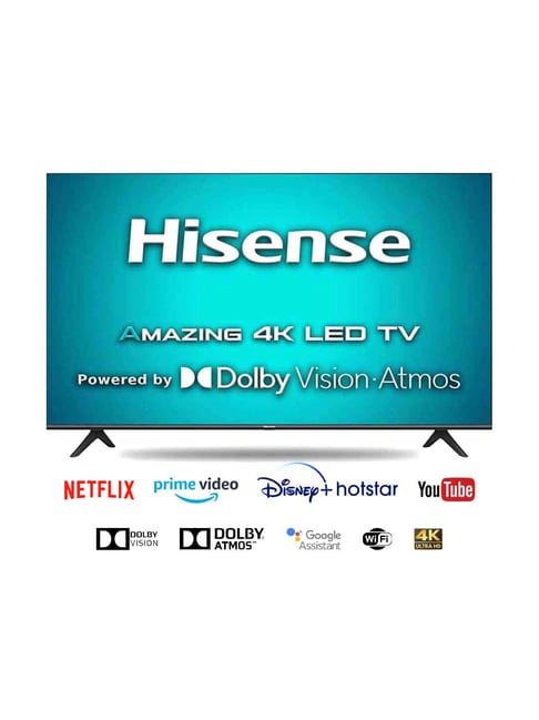 Hisense 108 Cm43 Inches Android Smart 4k Ultra Hd Led Tv 43a71f Black With Dolby Vision 9277