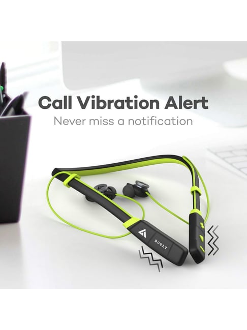 Boult Audio Neckband With Vibration Alert Bluetooth Earphones