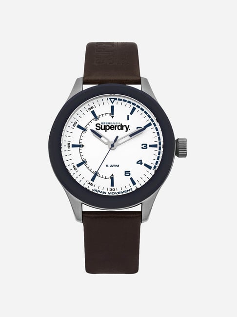 Superdry SYG231BR Rebel Challenger Analog Watch for Men