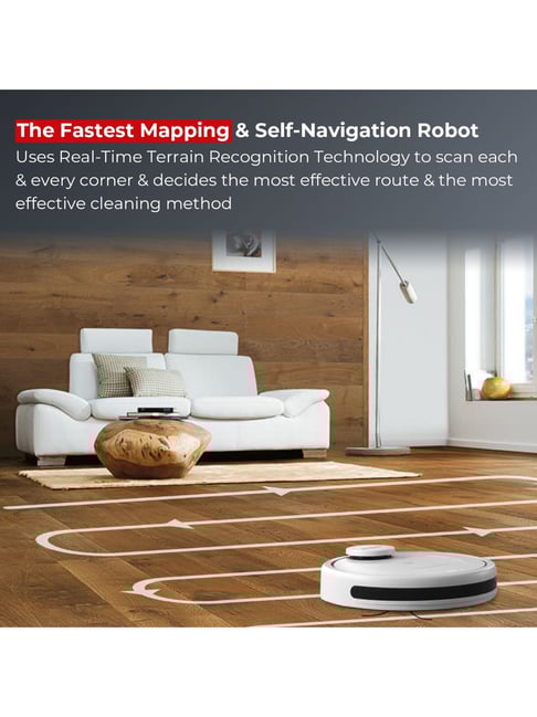 Buy Milagrow iMap 10.0 450ml Robot Floor Cleaner (White) Online At Best