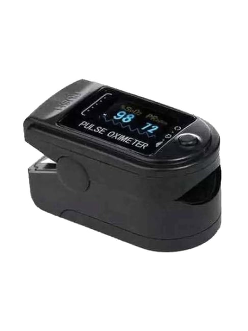 iSpares OLED Finger Tip Pulse Oximeter (Black)