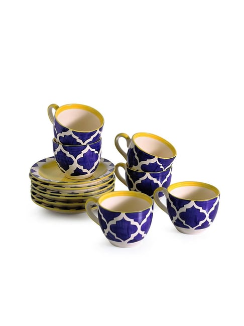 Buy ExclusiveLane Handpainted Cup & Saucer at Best Price Tata CLiQ