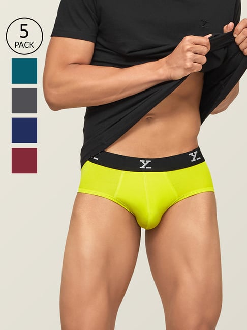 Buy XYXX Assorted Briefs - Pack of 5 for Men's Online @ Tata CLiQ