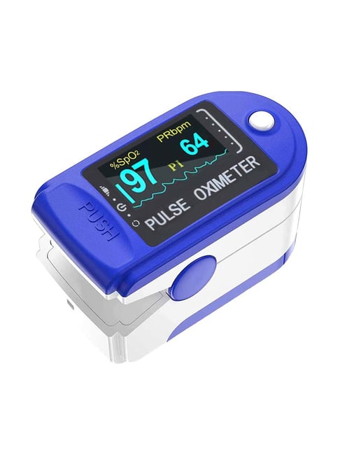 MCP Fingertip OLED Type Pulse Oximeter (Blue)