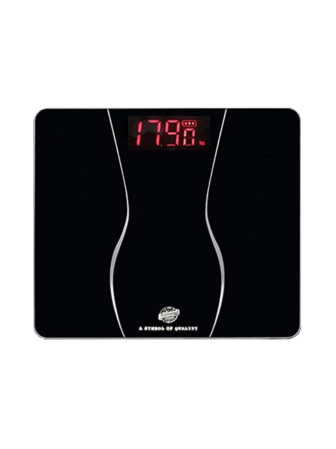 MCP Personal Digital Weighing Scale with Step On Technology (Black)