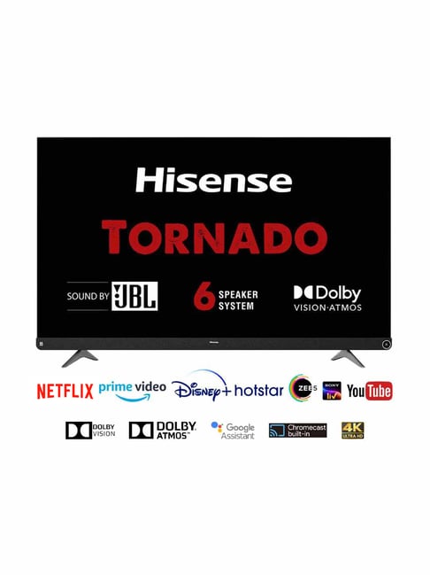 Hisense 139 cm (55 Inch) Android Smart 4K UHD LED TV 55A73F w/ Dolby Vision & ATMOS