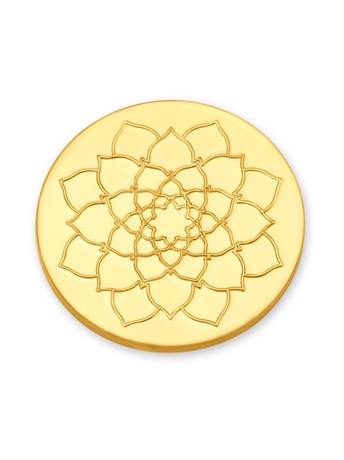 Mia by Tanishq Lotus 24k (999) 1gm Gold Coin