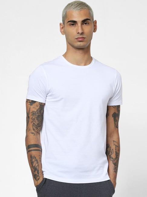 Long Fit T-shirt - White - Men