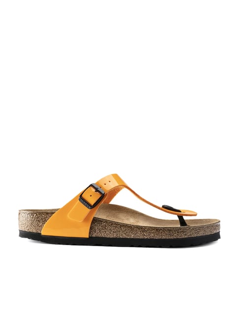 Orange Womens Arizona Essentials Slide Sandal | Birkenstock | Rack Room  Shoes