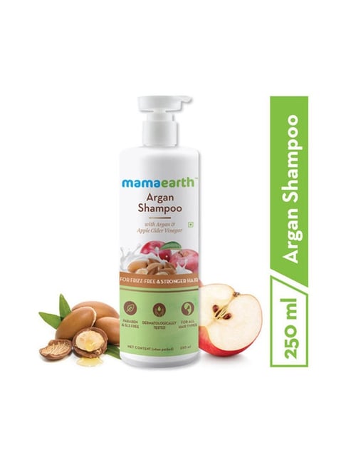 Buy Mamaearth Argan & Apple Cider Vinegar Shampoo 250 ml Online At Best Price Tata CLiQ
