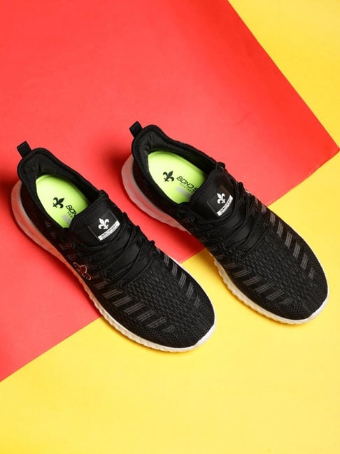Bond Street by Red Tape Men's Black Running Shoes