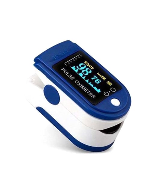 Nanz Comfort OLED Finger Tip Pulse Oximeter (Blue)