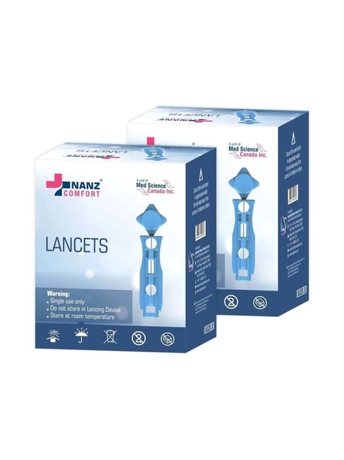 Nanz Comfort NC-210 Glucometer Lancets - 200 Pieces