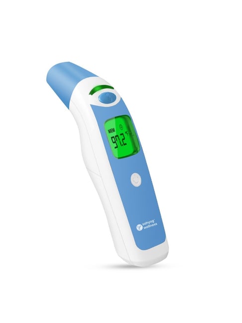 Sahyog Wellness Multi Function Non-Contact Forehead and Ear Infrared Thermometer (White)