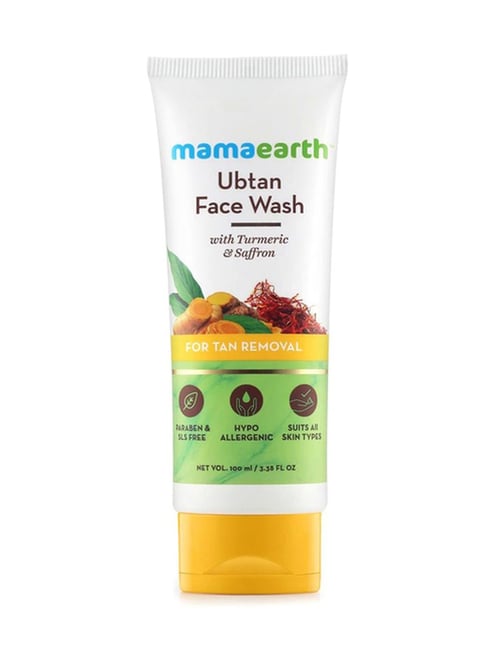 Mamaearth Ubtan Natural Face Wash - 100 ml-Mamaearth-Beauty&Grooming-TATA CLIQ