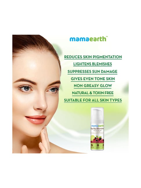 Buy Mamaearth Bye Bye Blemishes Face Cream - 30 ml Online At Best Price ...