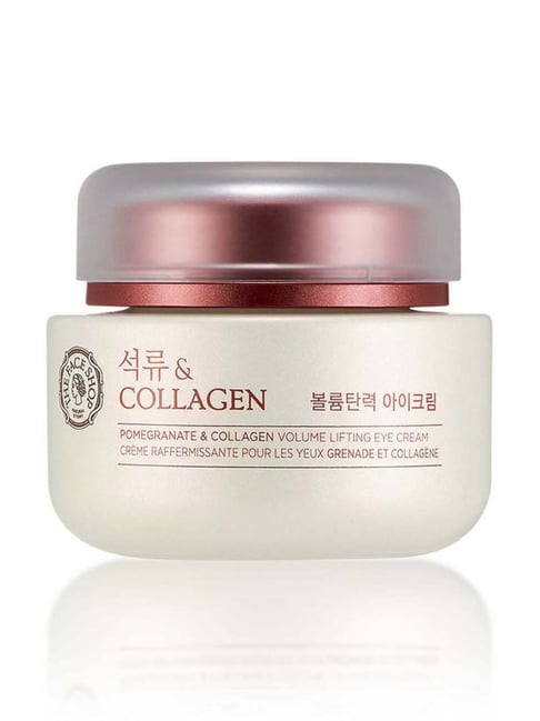 The Face Shop Pomegranate & Collagen Volume Lifting Eye Cream with Marine Collagen - 50 ml
