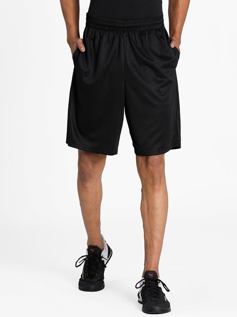 Puma Performance Essentials Black Self Pattern Shorts-picture-47