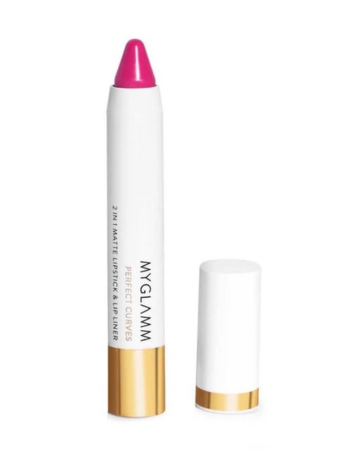 MyGlamm Perfect Curves Matte Lip Crayon Ampere - 3.7 gm-image-40