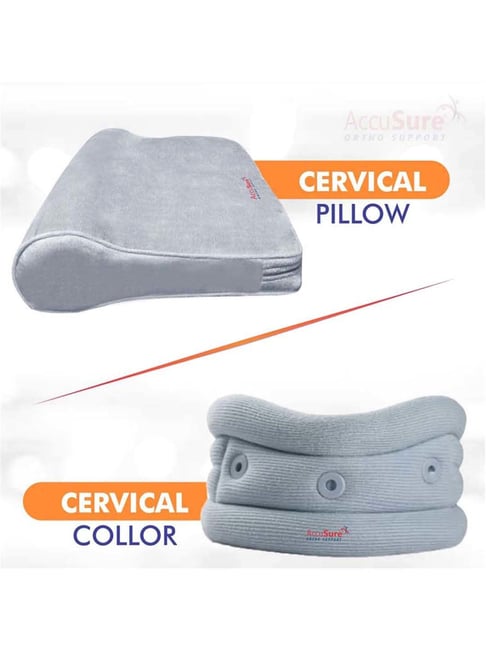 Buy Accusure Grey Soft Cervical Collar Support Neck Brace Relieves