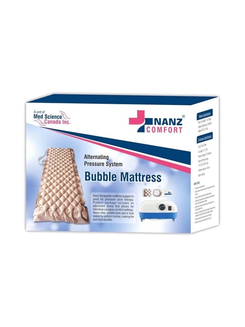 Nanz Comfort NC203 Bubble Mattress (White and Brown)